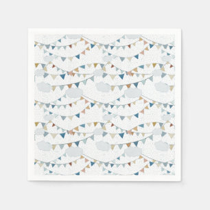 Watercolor Hot Air Balloon Mix // Kid’s Birthday Napkin