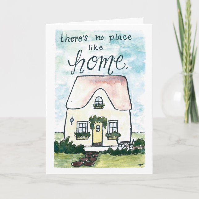 Watercolor Housewarming Card (Front)