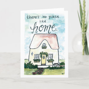 Watercolor Housewarming Card