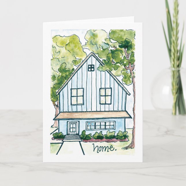 Watercolor Housewarming Card (Front)
