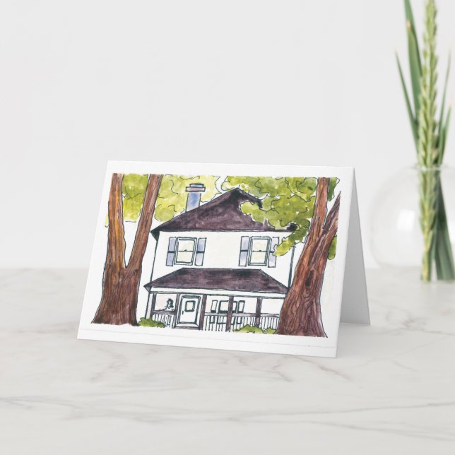 Watercolor Housewarming Card (Front)