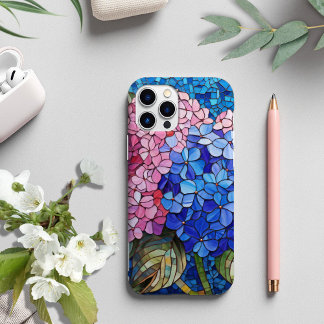 Watercolor Hydrangea Flowers iPhone 16 Pro Case