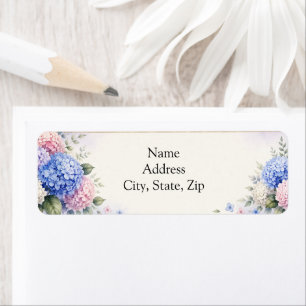 Watercolor Hydrangea Garden 
