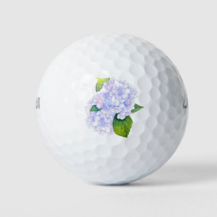 Watercolor Hydrangeas Golf Balls