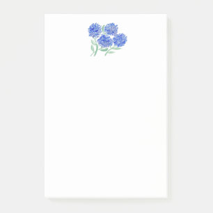 Watercolor Hydrangeas Post-it Notes