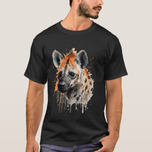 Watercolor Hyena African Safari Animal Africa Wild T-Shirt