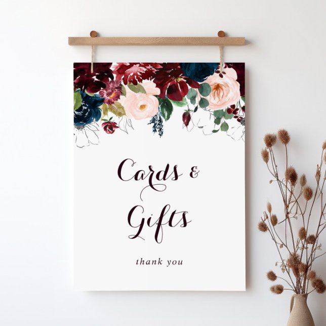 Watercolor Illustrated Fall Cards and Gifts Sign (Creator Uploaded)