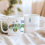 Watercolor Illustrated Map Honduras | Monogram Coffee Mug<br><div class="desc">Bring the beauty of Honduras into your everyday routine with this watercolor map mug. Featuring hand-painted icons like the Copán ruins, Pulhapanzak waterfall, reef diving, Lake Yojoa, traditional markets, and the Catedral de Suyapa, it celebrates the vibrant spirit and landscapes of Honduras. On the back, you’ll find the country’s coordinates...</div>