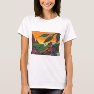 Watercolor Illustration Butterfly Fantasy World T-Shirt