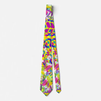 Watercolor Illustration, Flip Flop Pattern Tie