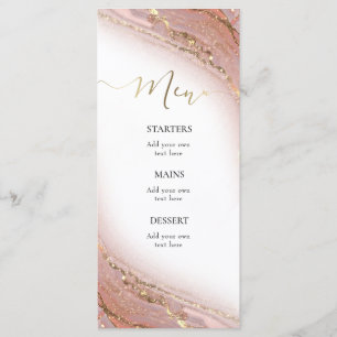 watercolor ink marble Menu