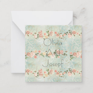 Watercolor invitation whit roses