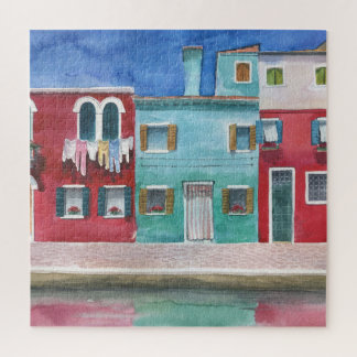 Watercolor Italy: Hand Drawn Jigsaw Puzzle