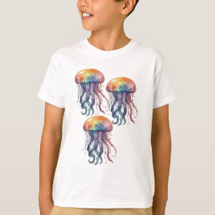 Watercolor Jellyfish Drawing T-Shirt