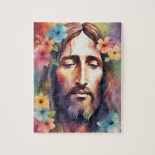 Watercolor Jesus Jigsaw Puzzle
