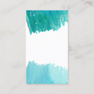 Watercolor Jewelry Backing Marketing Promotional Business Card