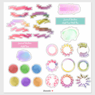 Watercolor Journal Decoration Kit DIY Planner