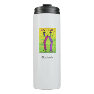 Watercolor, Joy and Happiness  Thermal Tumbler