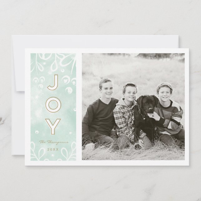 Watercolor Joy Invitation (Front)