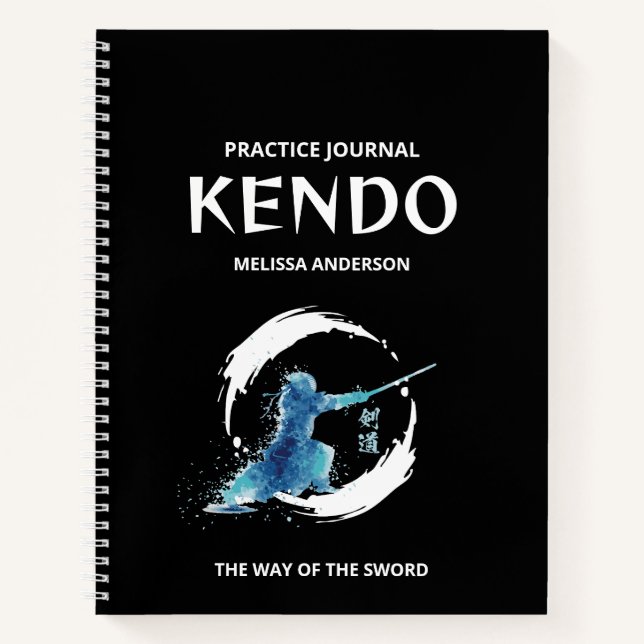Watercolor Kendo Practice Journal Practitioners (Front)