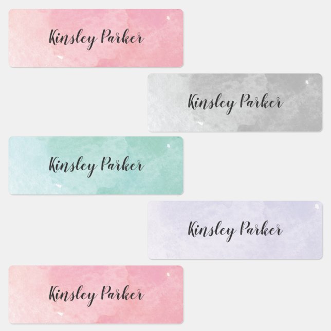 Watercolor Kids Waterproof Name (Group)