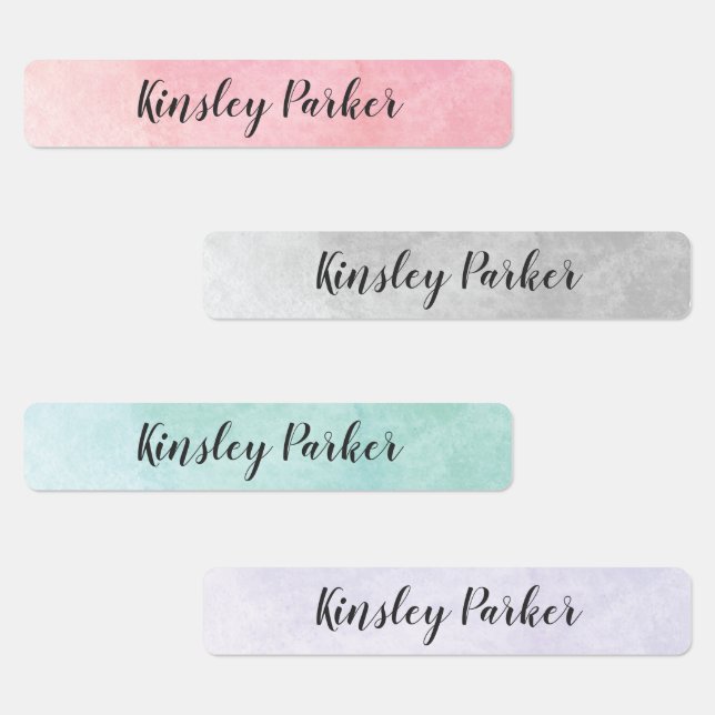 Watercolor Kids Waterproof Name (Group)