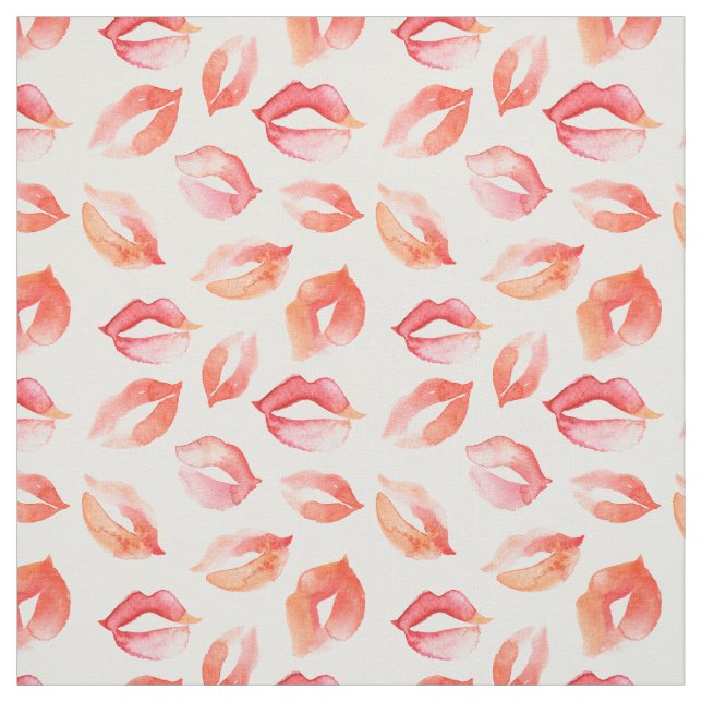 Watercolor Kisses Fabric (Swatch)