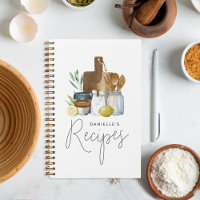 Watercolor Kitchen Supplies Personalised