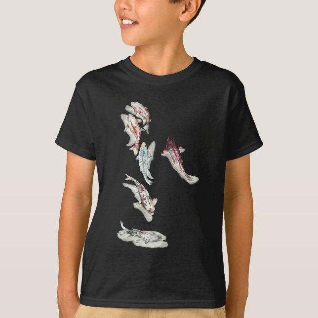 Watercolor Koi Fish T-Shirt (Front)