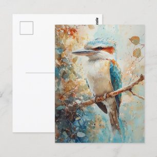Watercolor Kookaburra Postcard