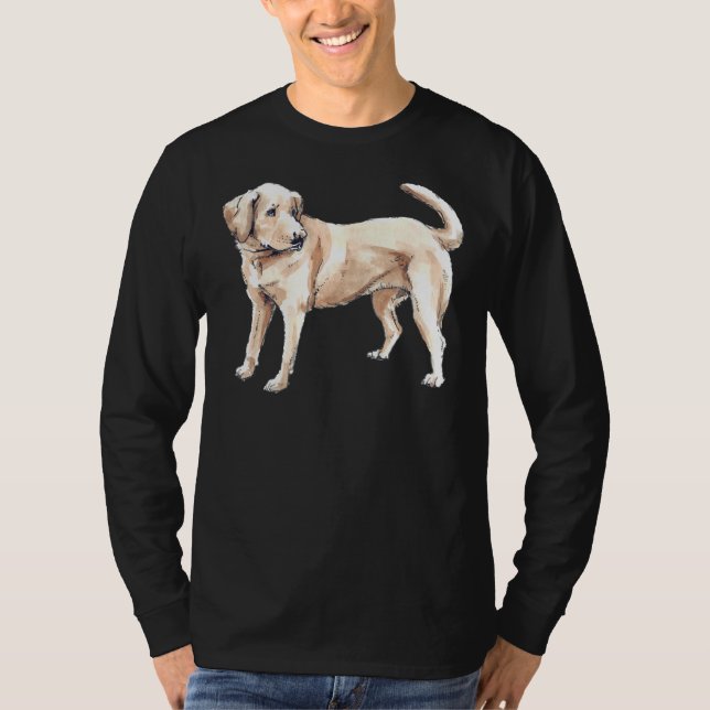 Watercolor Labrador Retriever T-Shirt (Front)