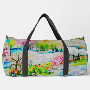 Watercolor Landscape 2 Accessory Pouch Duffle Bag