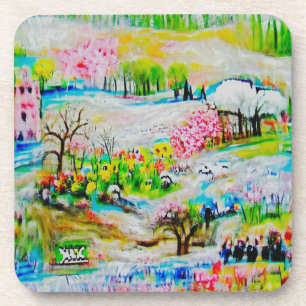 Watercolor Landscape 2 Coaster
