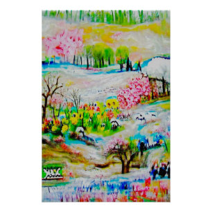 Watercolor Landscape 2 Poster