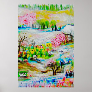 Watercolor Landscape 2 Poster