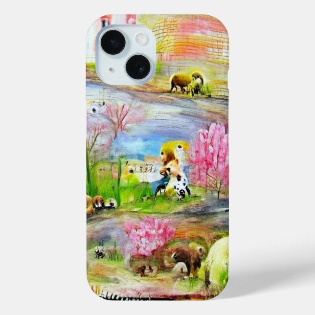 Watercolor Landscape  Case-Mate iPhone Case (Back)