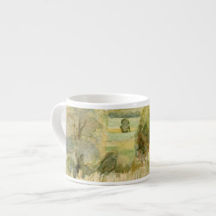 Watercolor Landscape Espresso Cup