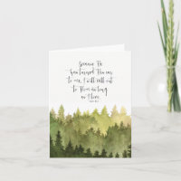 Watercolor landscape with biblical scripture