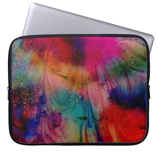 Watercolor Laptop Sleeve (Front)