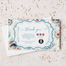 Watercolor Lash Artist Floral Beauty Business