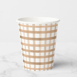 Watercolor Laundry Fall Boho Baby Shower  Paper Cups