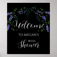 Watercolor Lavender eucalyptus boho greenery  