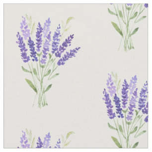 Watercolor Lavender Fabric