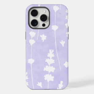 Watercolor Lavender Seamless Pattern iPhone 15 Pro Max Case