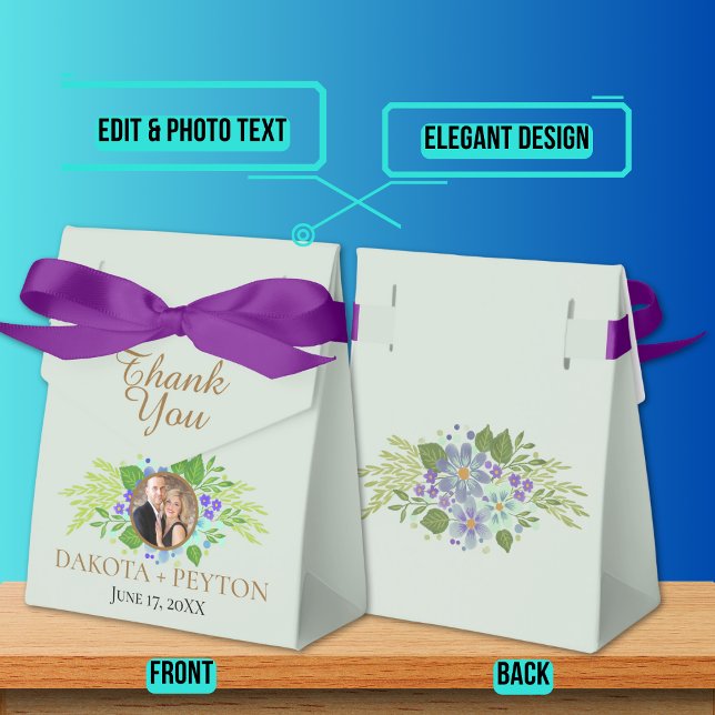 Watercolor Leaves 09b Wedding Favour Box (Please enjoy our design and see the others in the collection.)