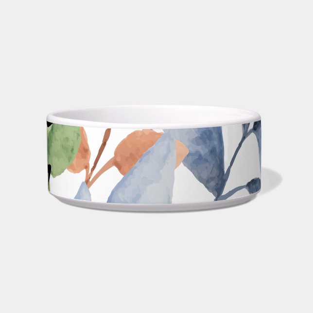 Watercolor Leaves Bowl (Front)