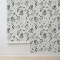 Watercolor Leaves Foliage Pattern