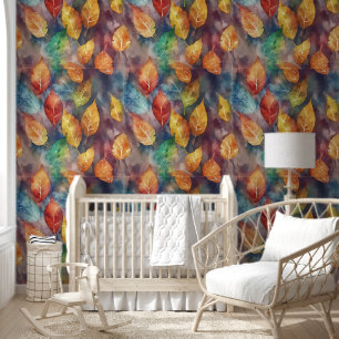 Watercolor Leaves Wallpaper