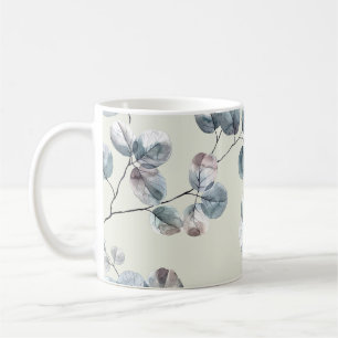 Watercolor leavesart, pattern, abstract, decor, fl coffee mug
