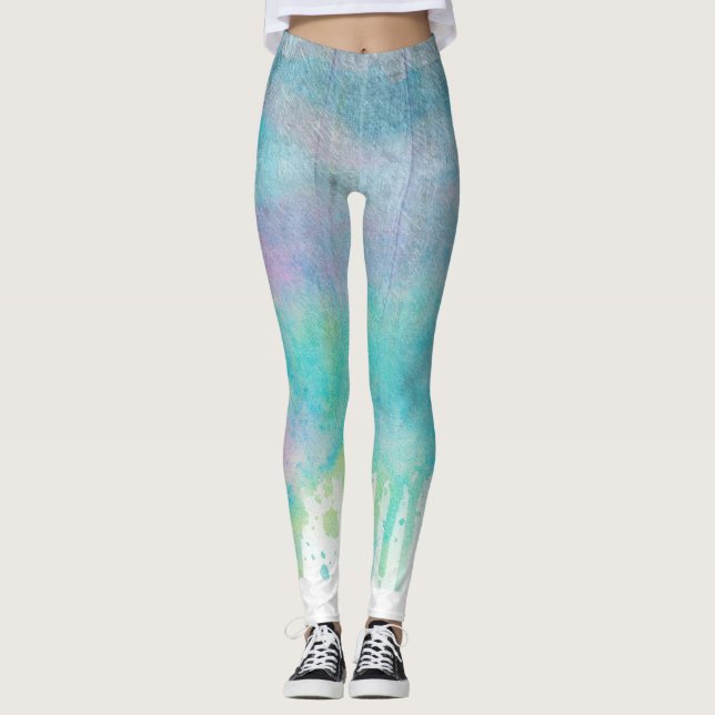 Watercolor Leggings (Front)